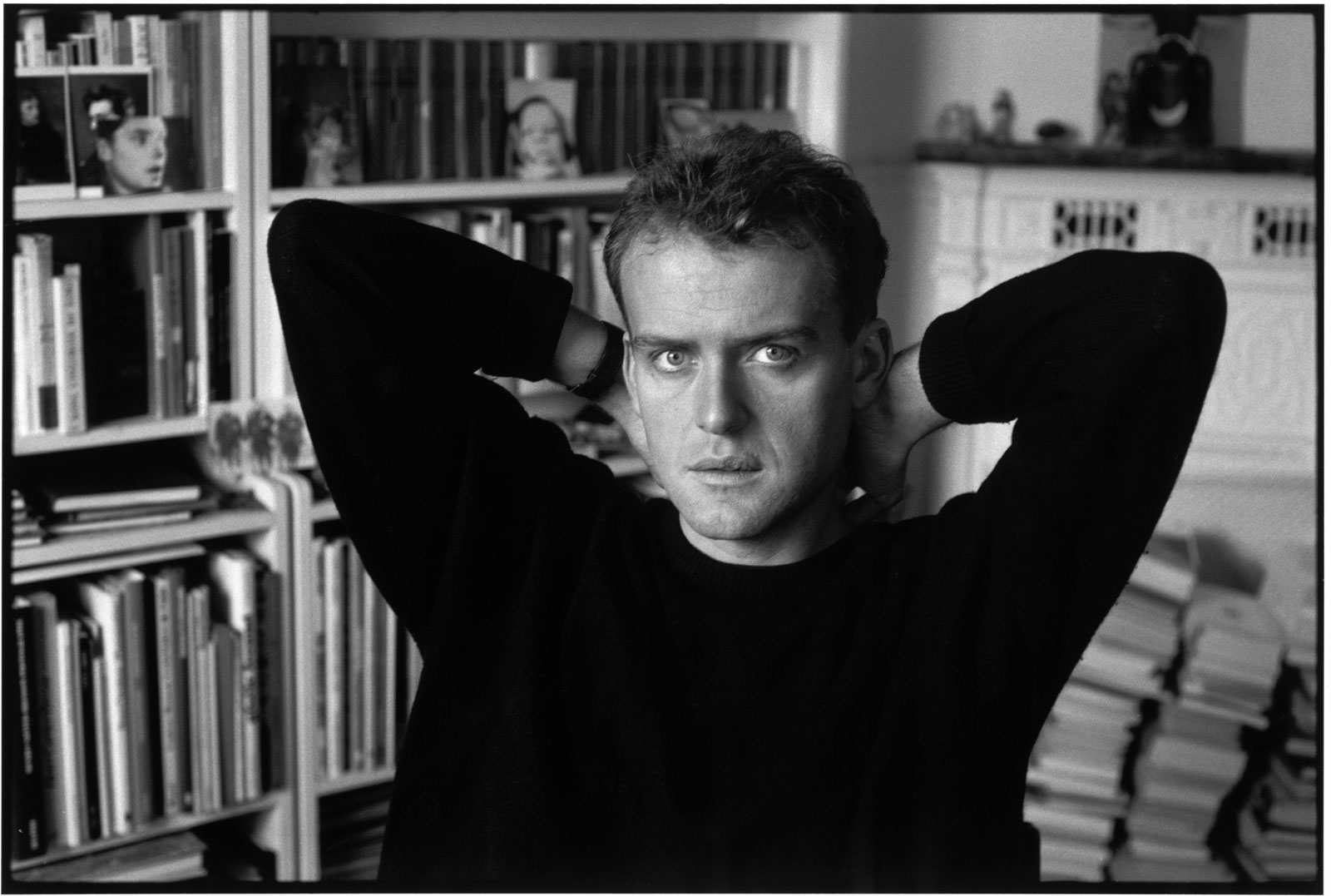 Hervé Guibert at home, Paris, September 1987