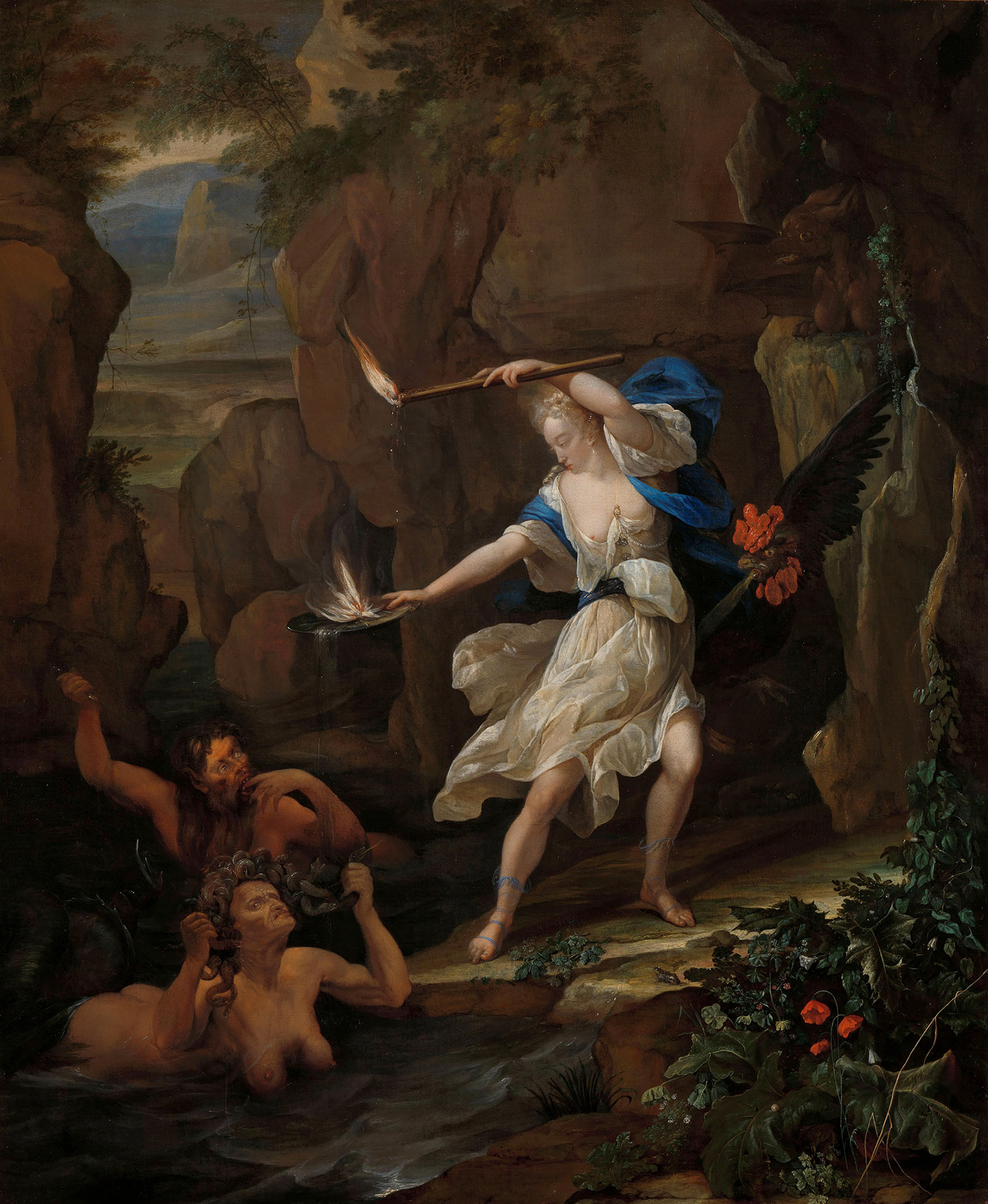 Eglon van der Neer: Circe Punishes Glaucus by Turning Scylla into a Monster, 1695