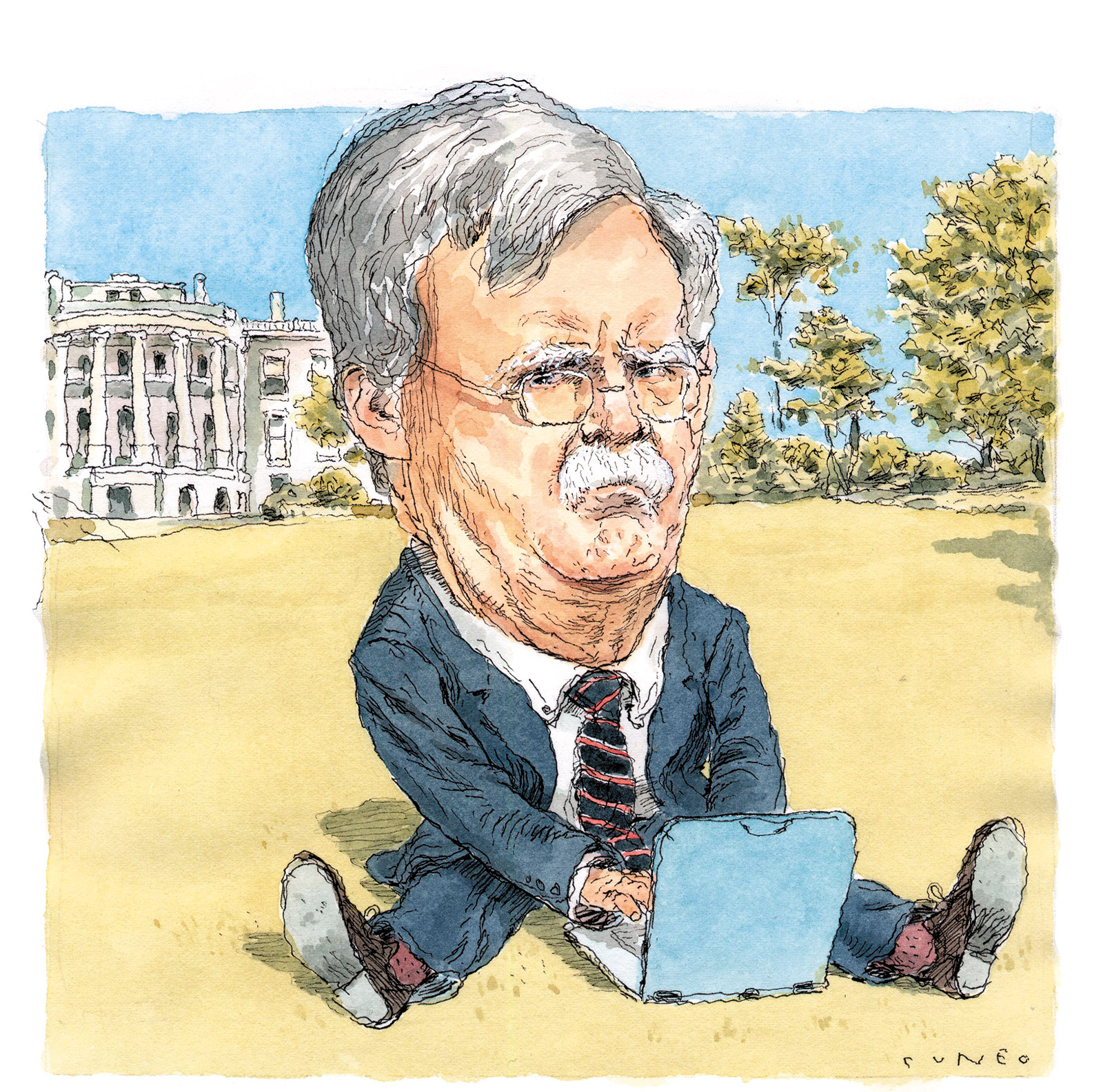 John Bolton; illustration by John Cuneo