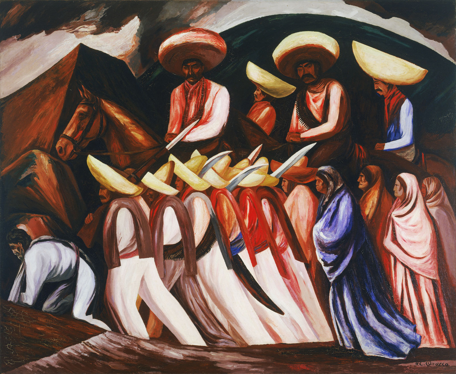 José Clemente Orozco: Zapatistas, 1931