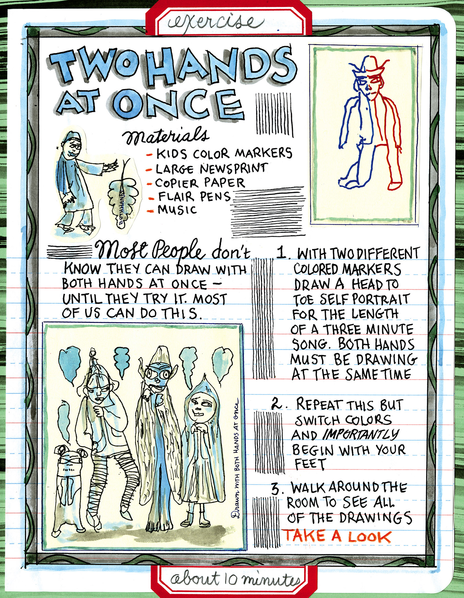 A page from Making Comics by Lynda Barry