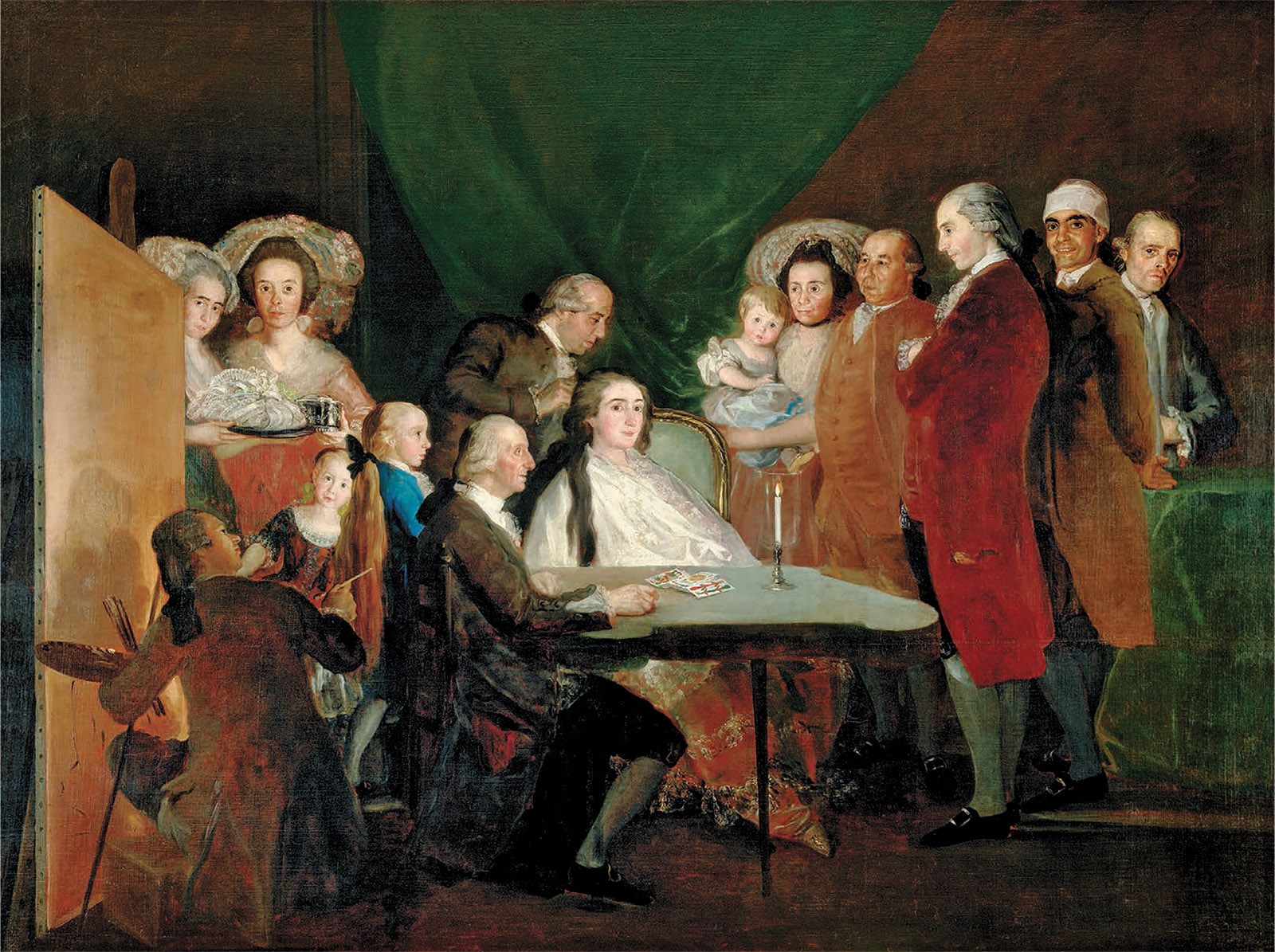 The Family of the Infante don Luis de Borbón; painting by Francisco Goya