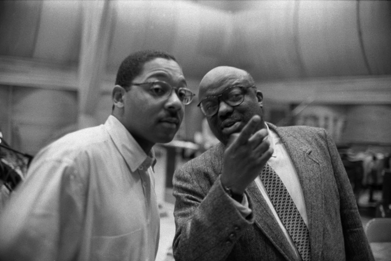 Wynton Marsalis with Stanley Crouch