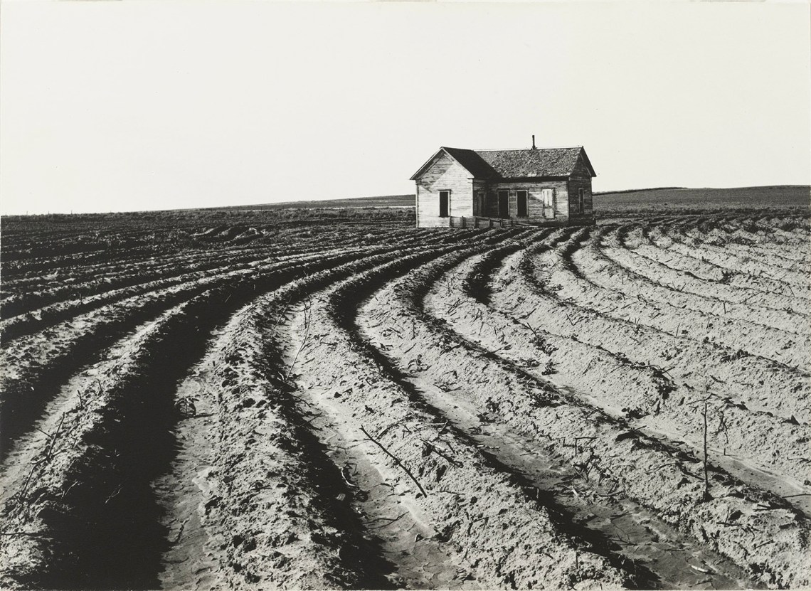 Tractored Out, Childress County, Texas, 1938; photograph by Dorothea Lange
