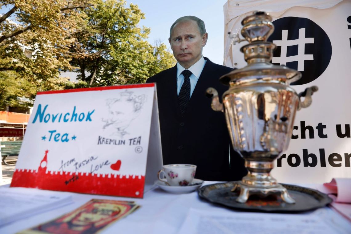 Putin effigy