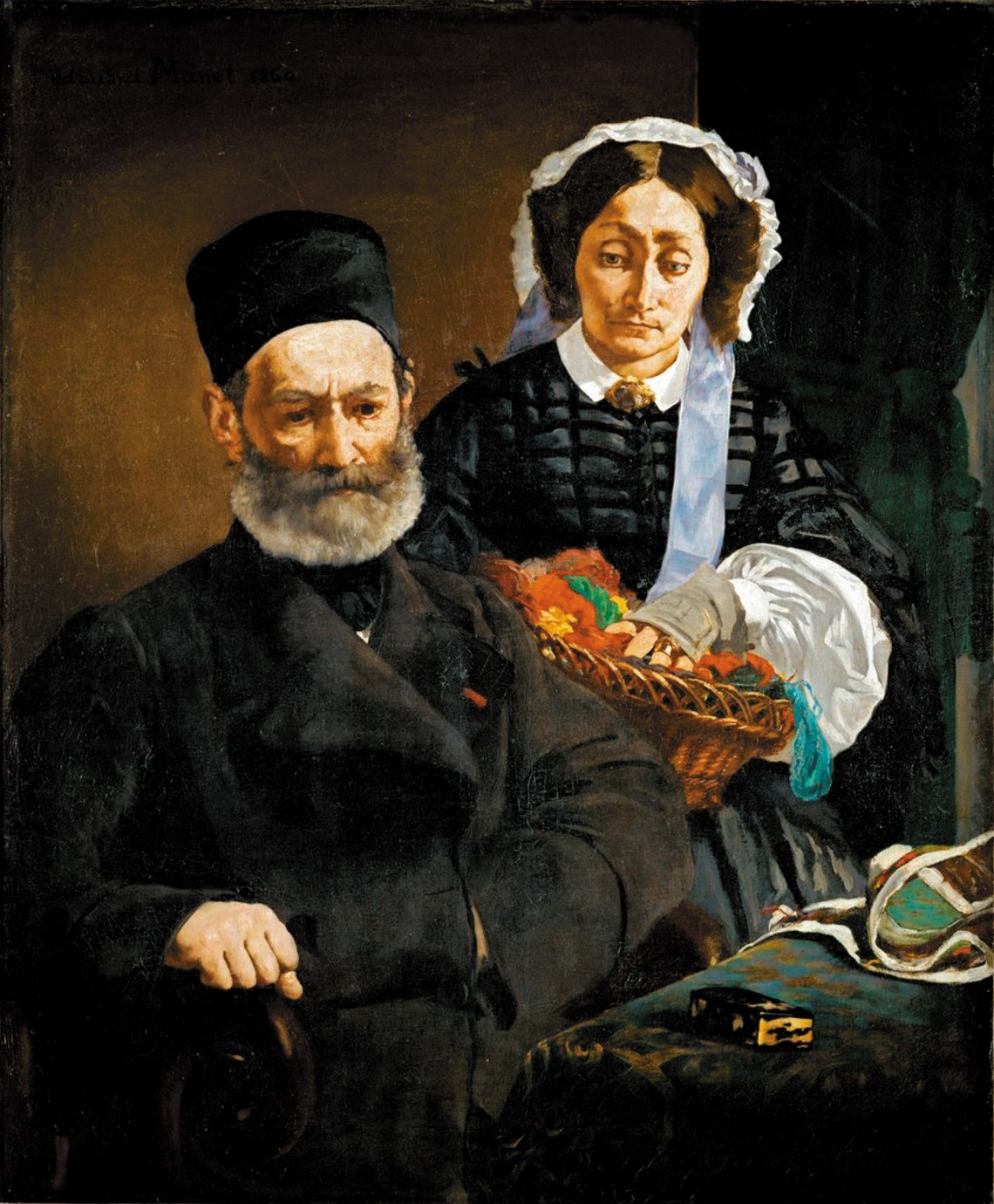 Monsieur and Madame Auguste Manet; painting by Édouard Manet