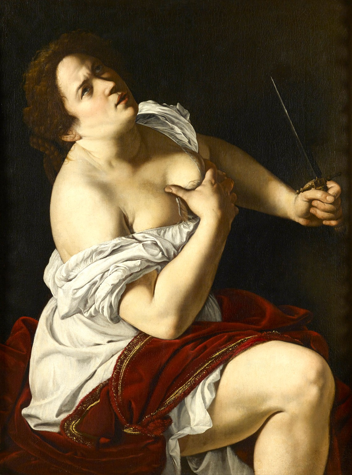 Lucretia, circa 1620–1625; painting by Artemisia Gentileschi