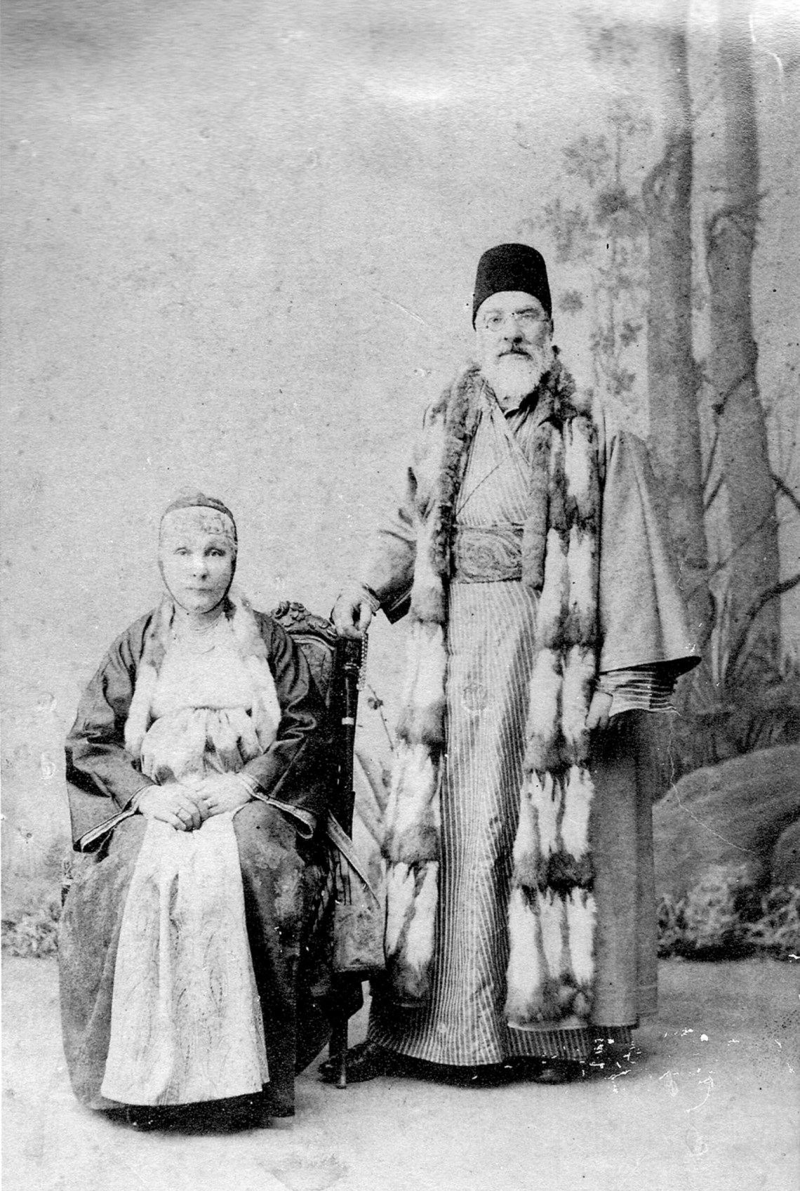 Sa’adi a-Levi and his second wife, Esther