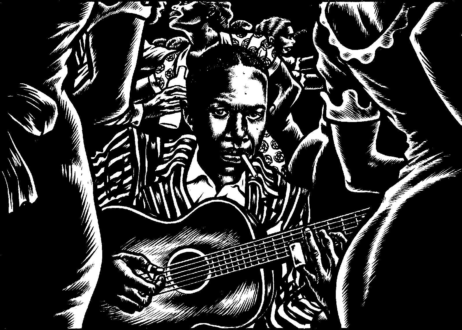 Robert Johnson; from Mezzo and J.M. Dupont’s graphic novel Love in Vain