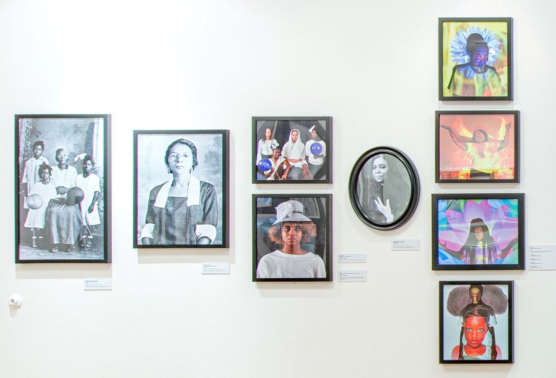 Installation shot of the Femmetography exhibition at the Schomburg Center for Research in Black Culture