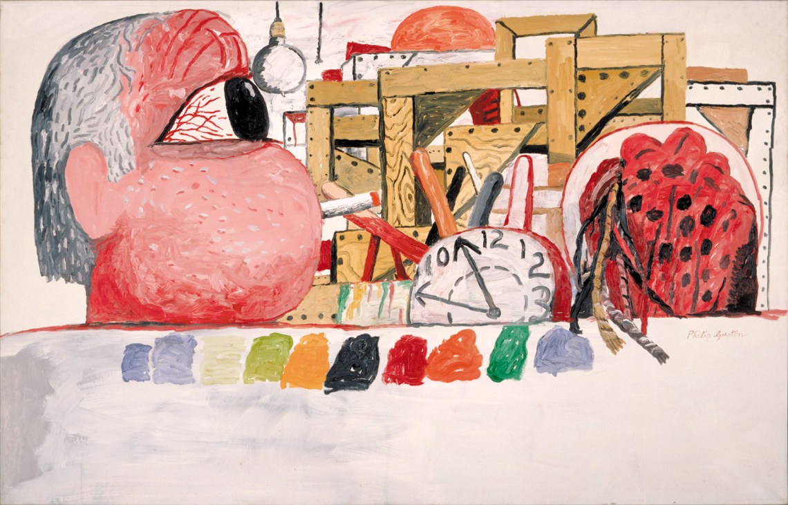 Studio Landscape, 1975; painting by Philip Guston