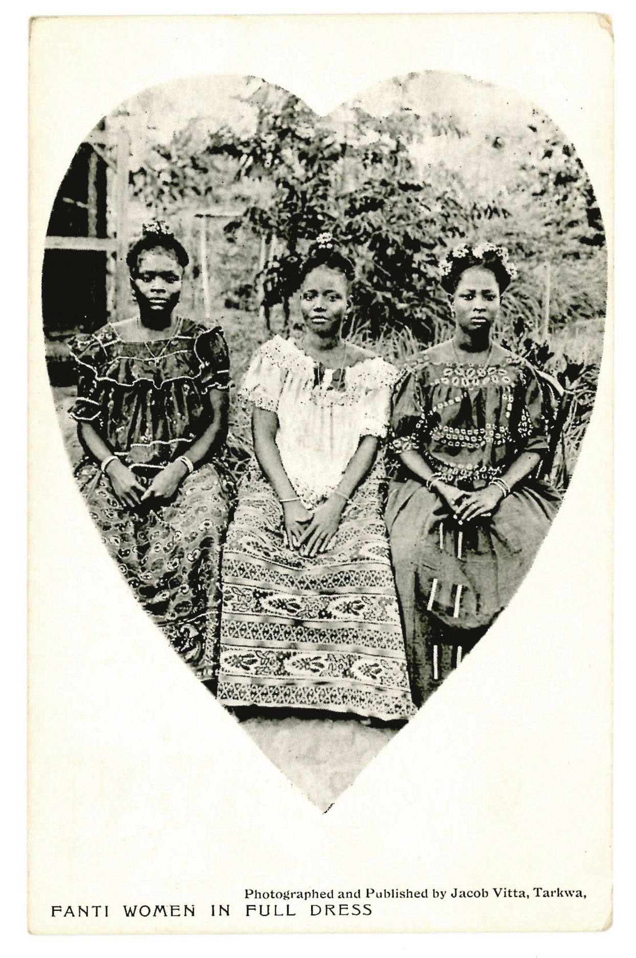 fanti women full dress 1910 ghana