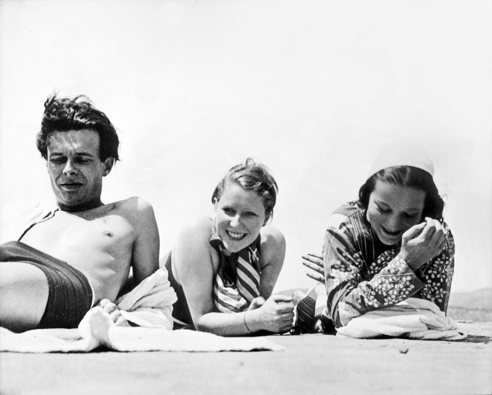 Aldous Huxley, Sybille Bedford, and Eva Herrmann