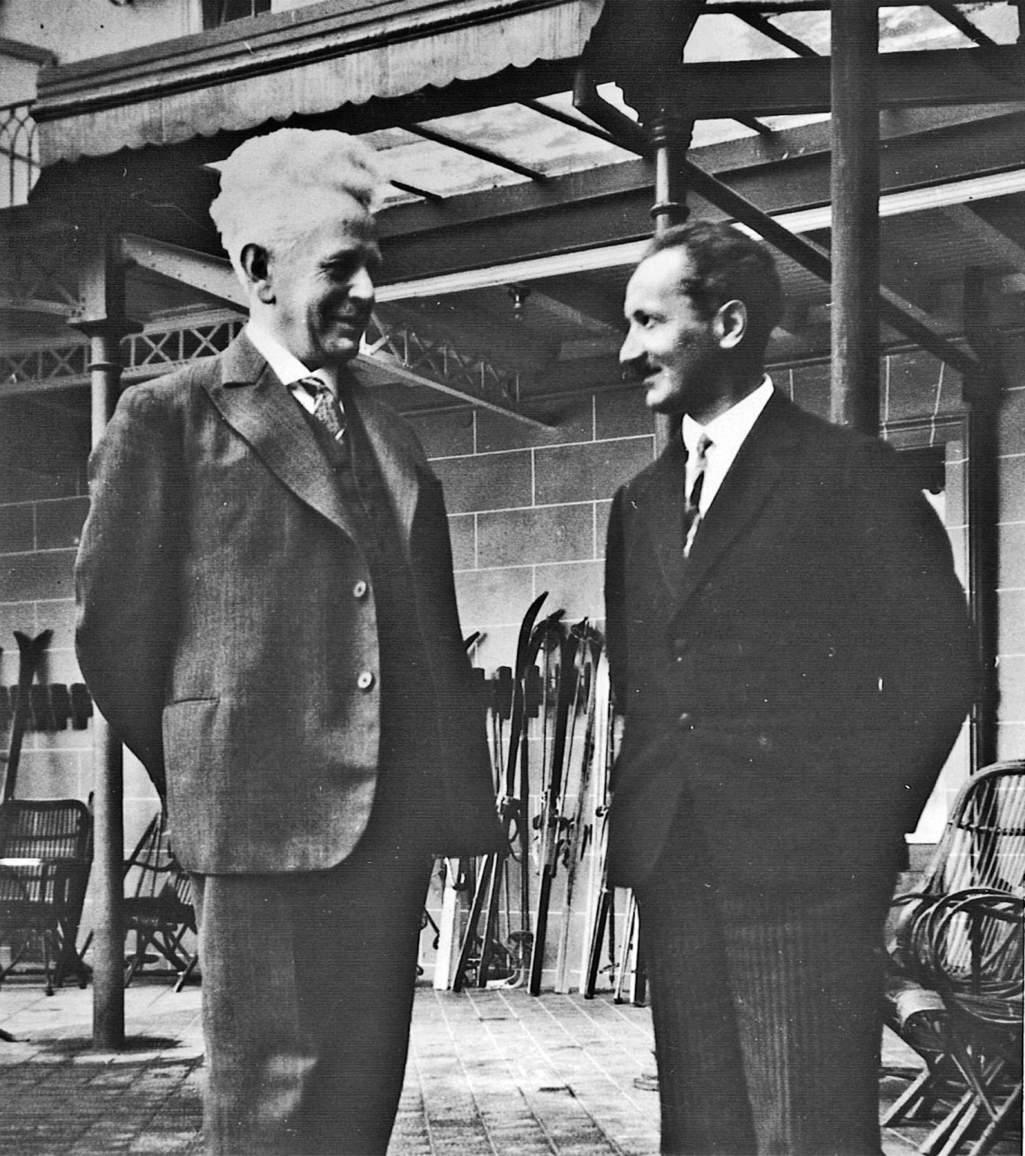 Ernst Cassirer and Martin Heidegger, Davos, Switzerland