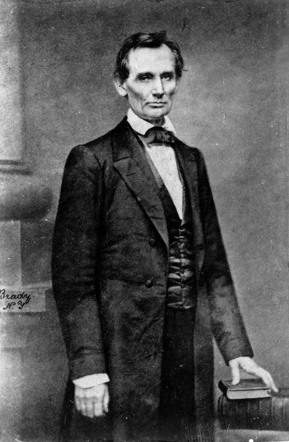 Abraham Lincoln before delivering his Cooper Institute address, New York City