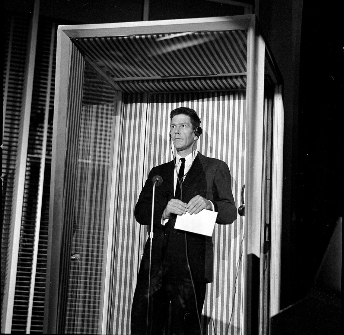 John Cage on the quiz show Lascia o Raddoppia?, Milan, 1959