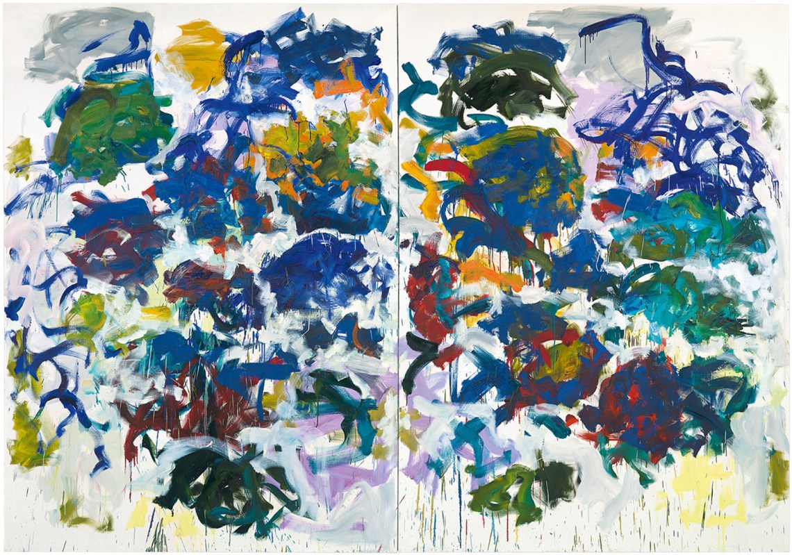 Sunflowers, 1990–1991; painting by Joan Mitchell