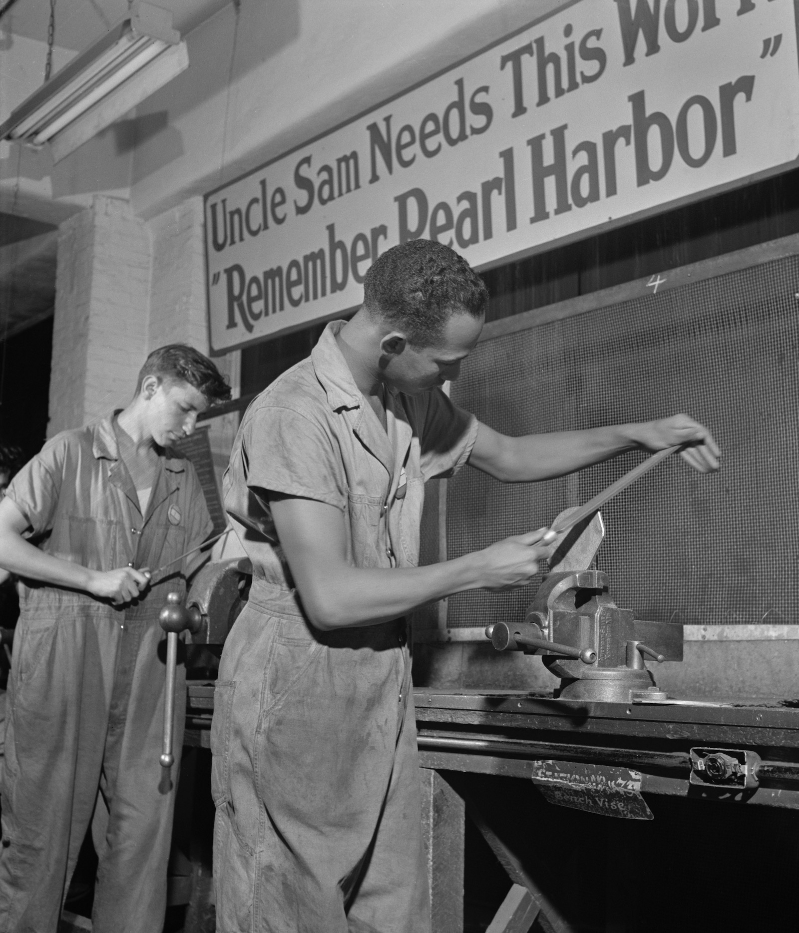 Machine shop apprentices, 1942