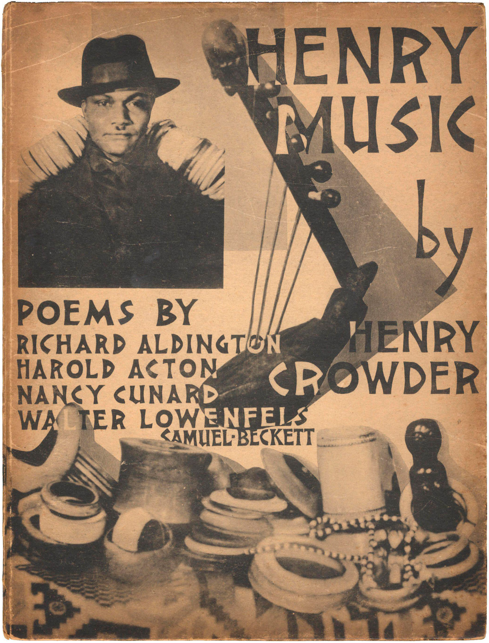 The cover of Henry Crowder’s Henry-­Music, featuring a photomontage by Man Ray