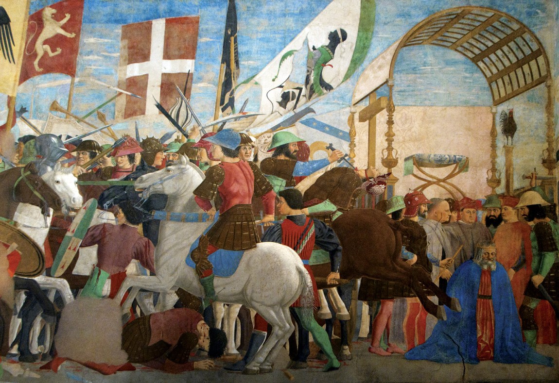 Fresco from Piero della Francesca’s Legend of the True Cross