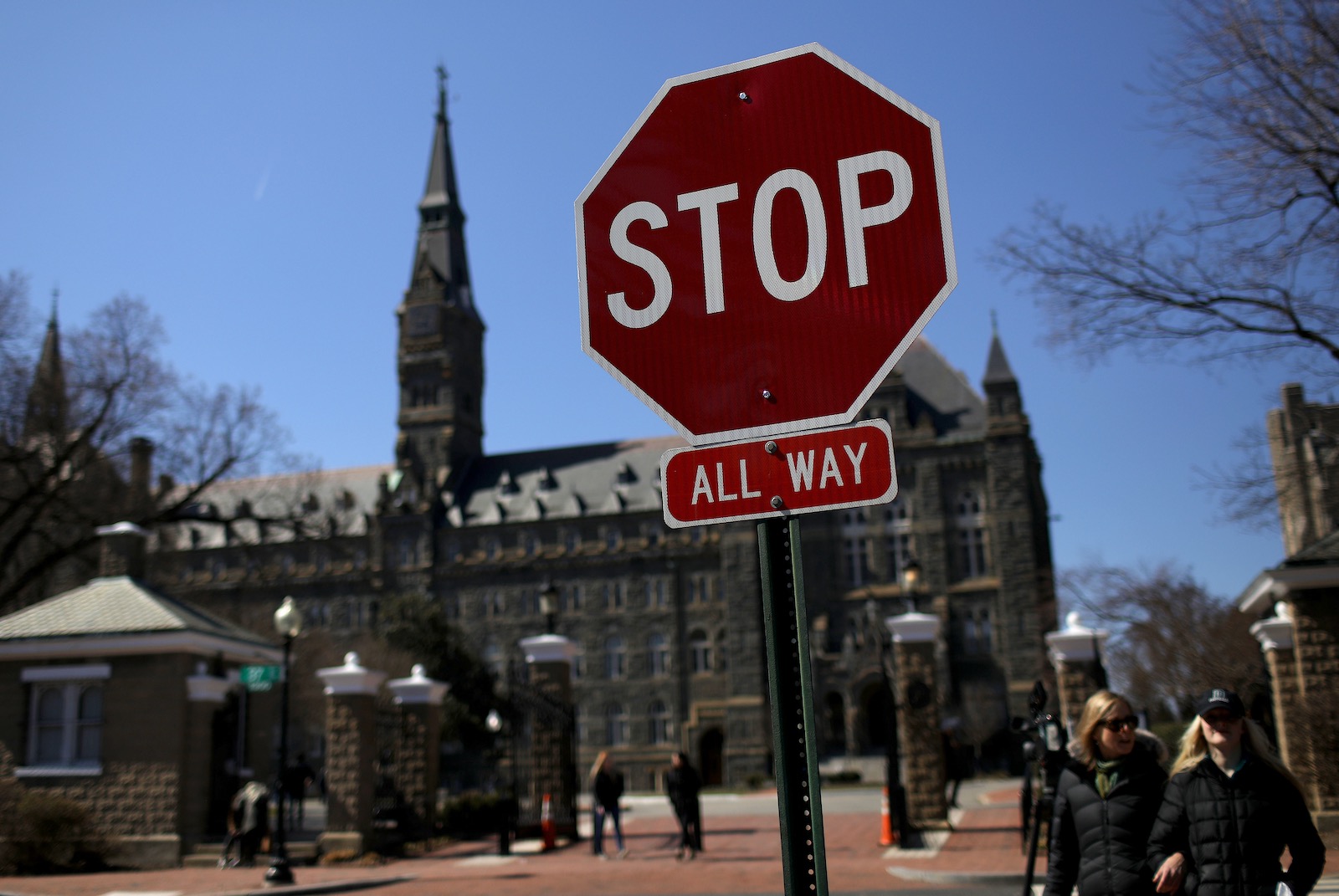 The campus of Georgetown University