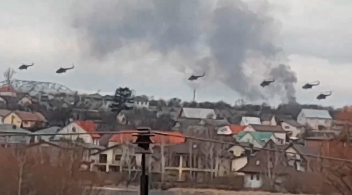 Russian Helicopters over Ukraine