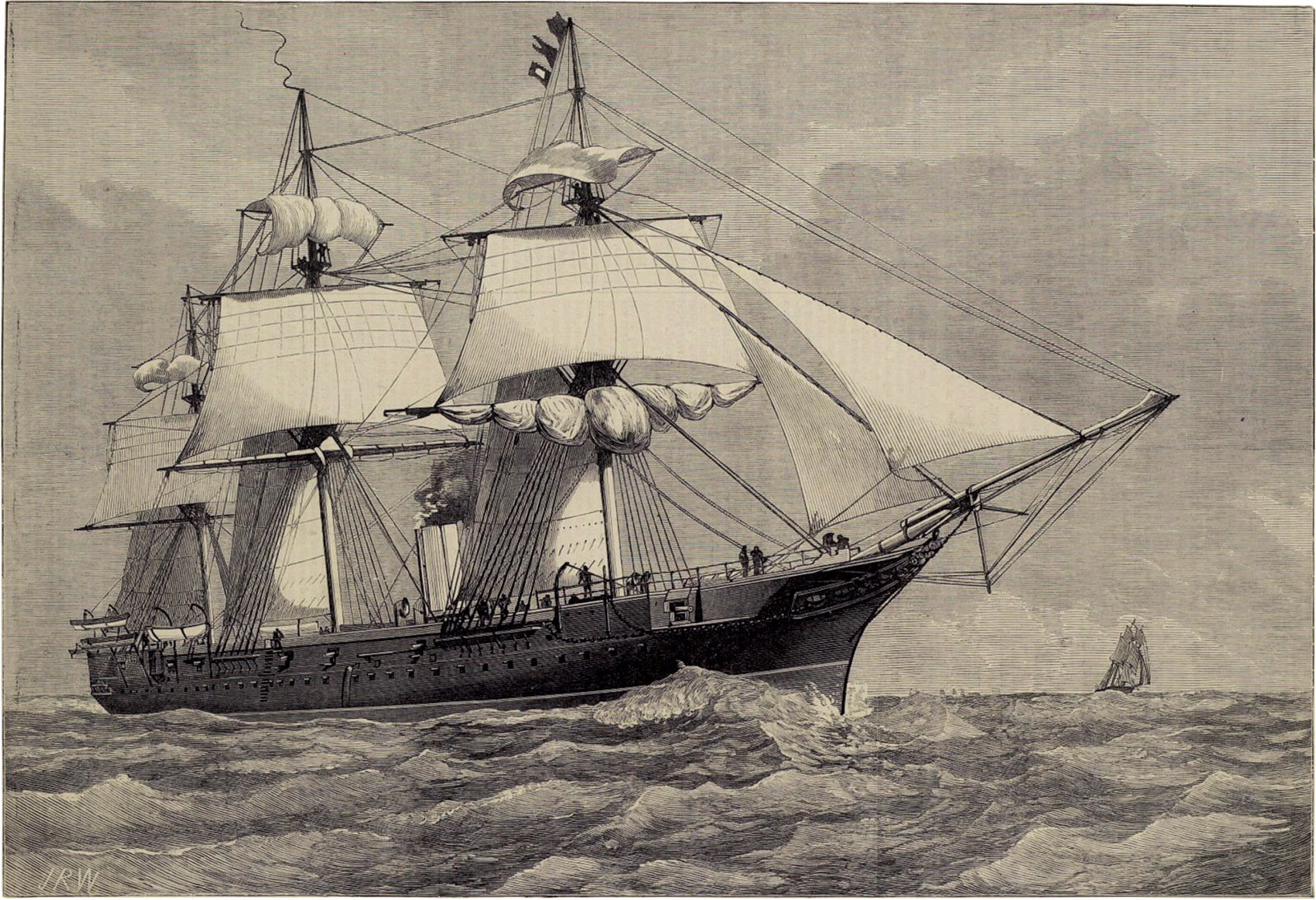HMS Tourmaline, a flagship of the West Africa Squadron