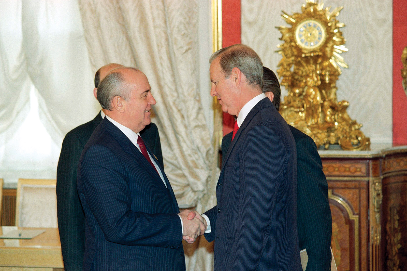Mikhail Gorbachev and James Baker, Moscow, February 9, 1990