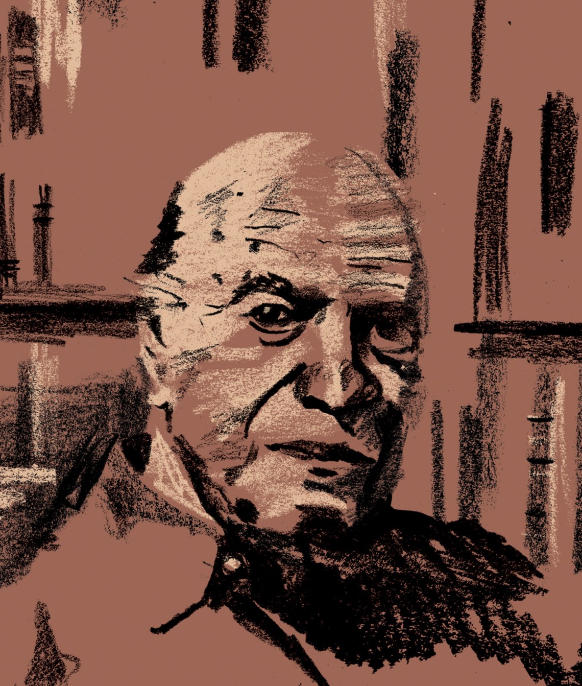 Stanley Cavell; illustration by Oliver Munday