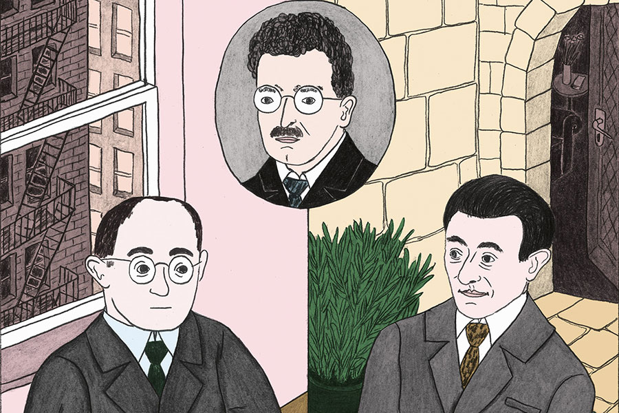 Theodor Adorno, Walter Benjamin, and Gershom Scholem