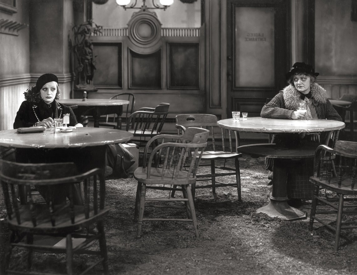 Greta Garbo and Salka Viertel as Anna and Marthy in the film Anna Christie
