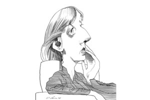 Virginia Woolf by David Levine
