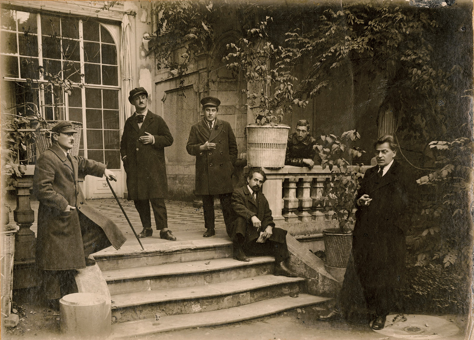 Members of the Blue Horns at the Writers’ Union of Georgia, 1923