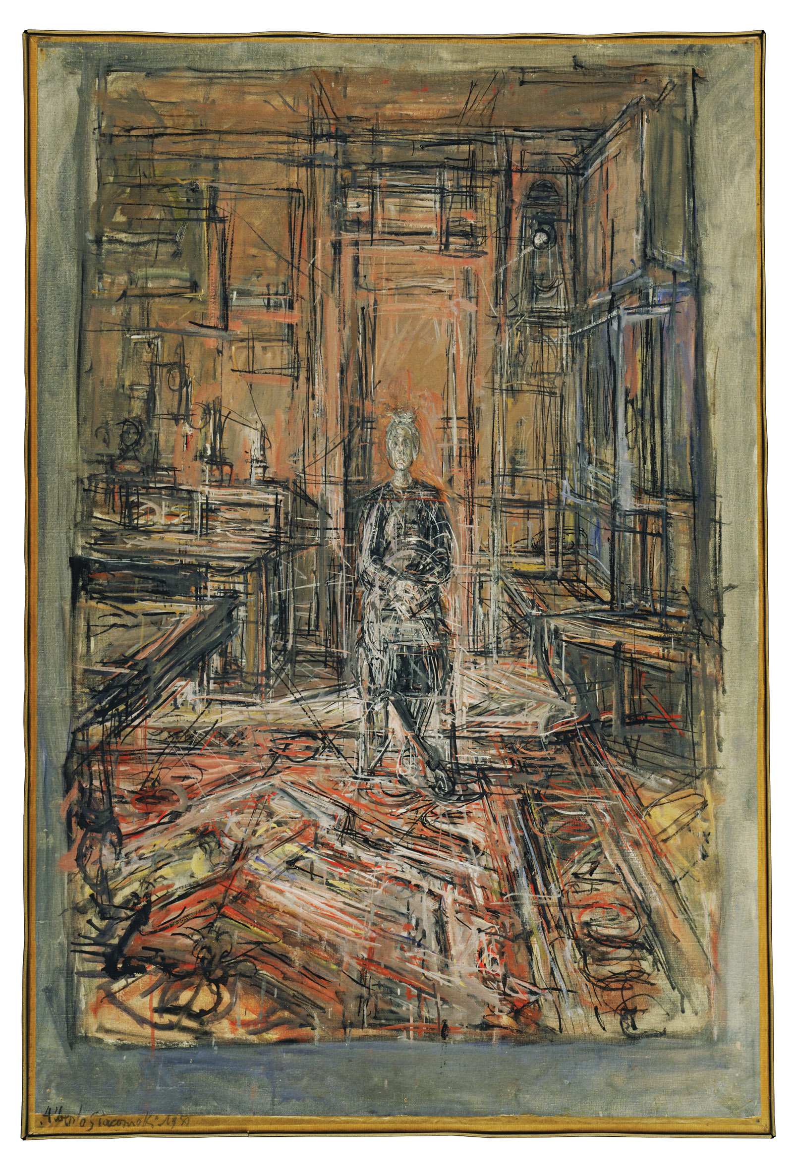 The Artist’s Mother; painting by Alberto Giacometti