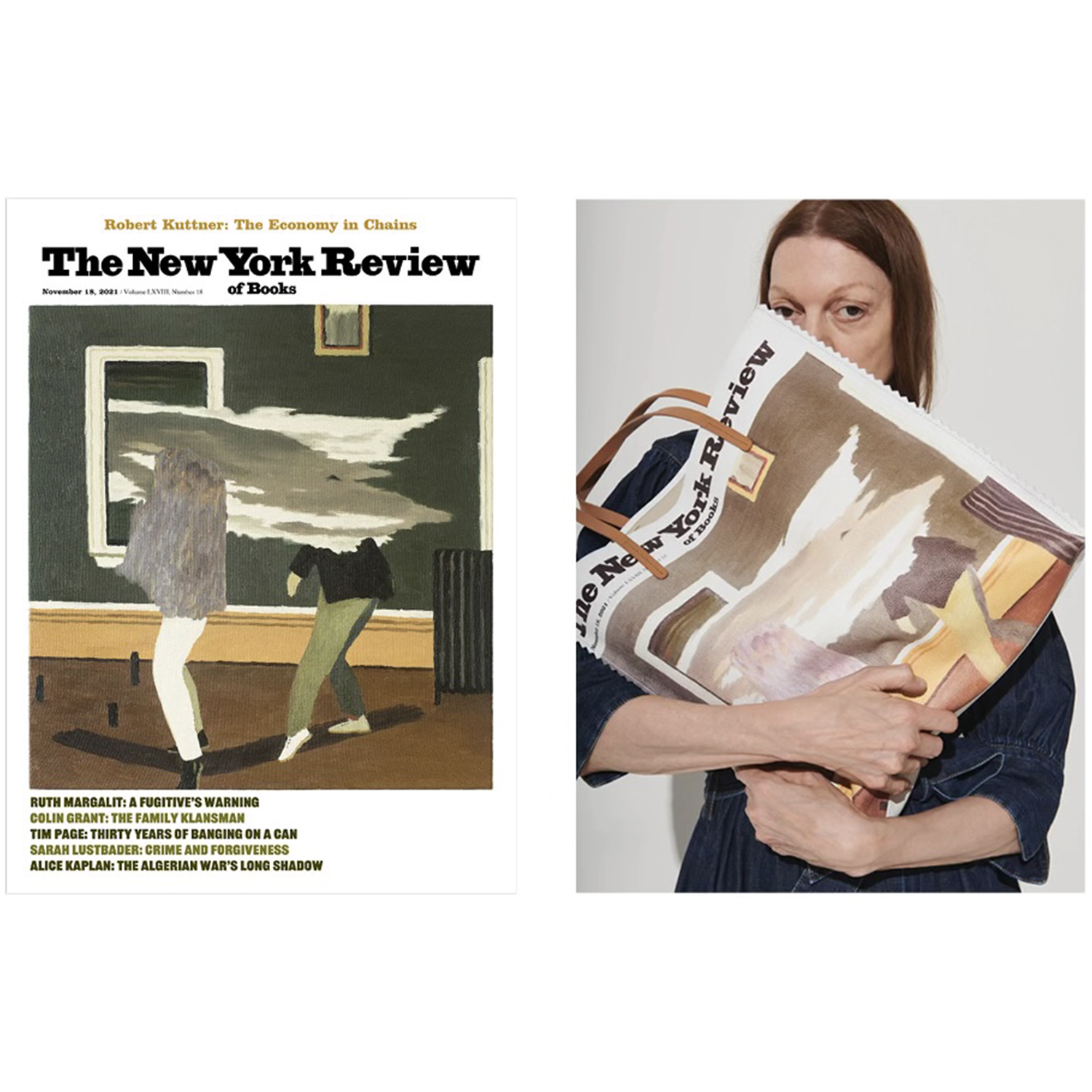 NY Review Cover and Rachel Comey Bag