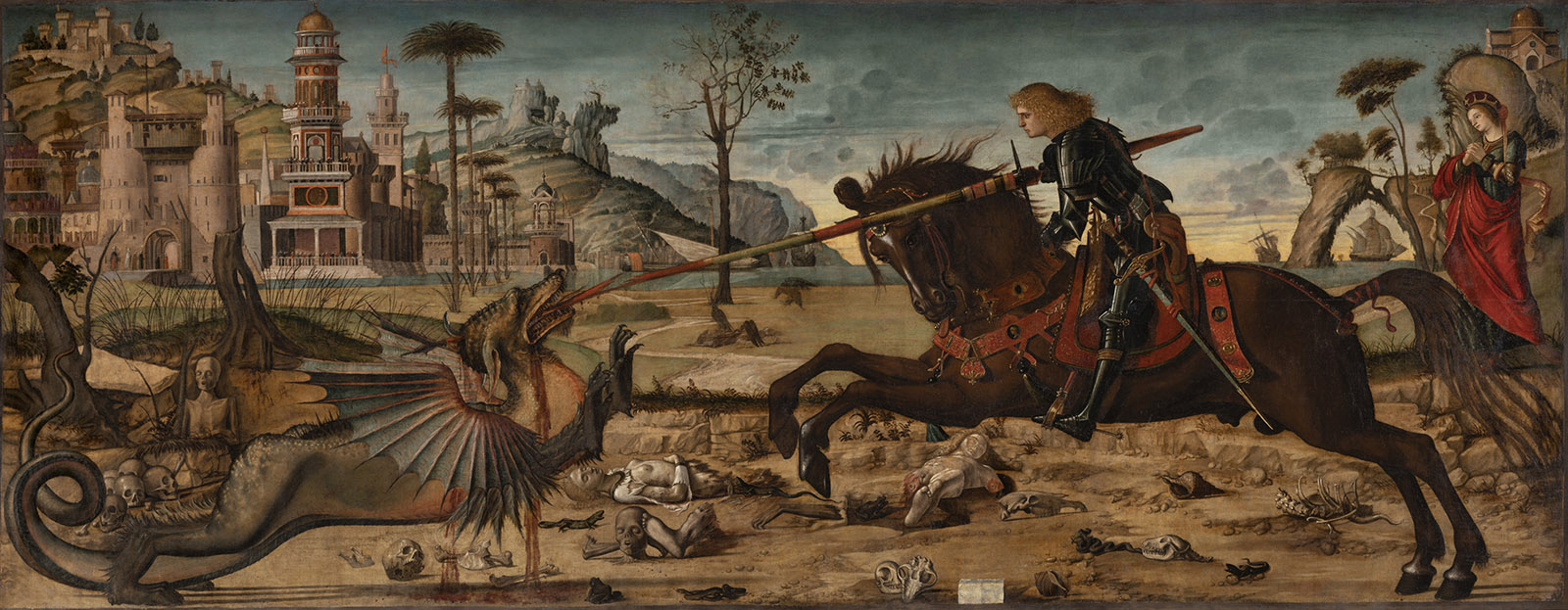 Saint George and the Dragon; painting by Vittore Carpaccio
