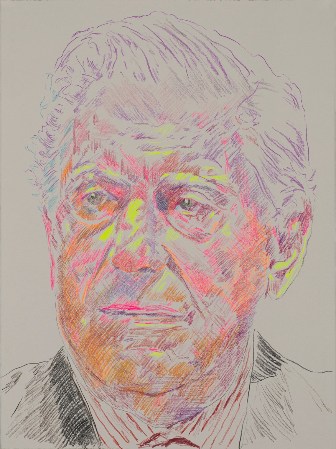 Illustration of Mario Vargas Llosa
