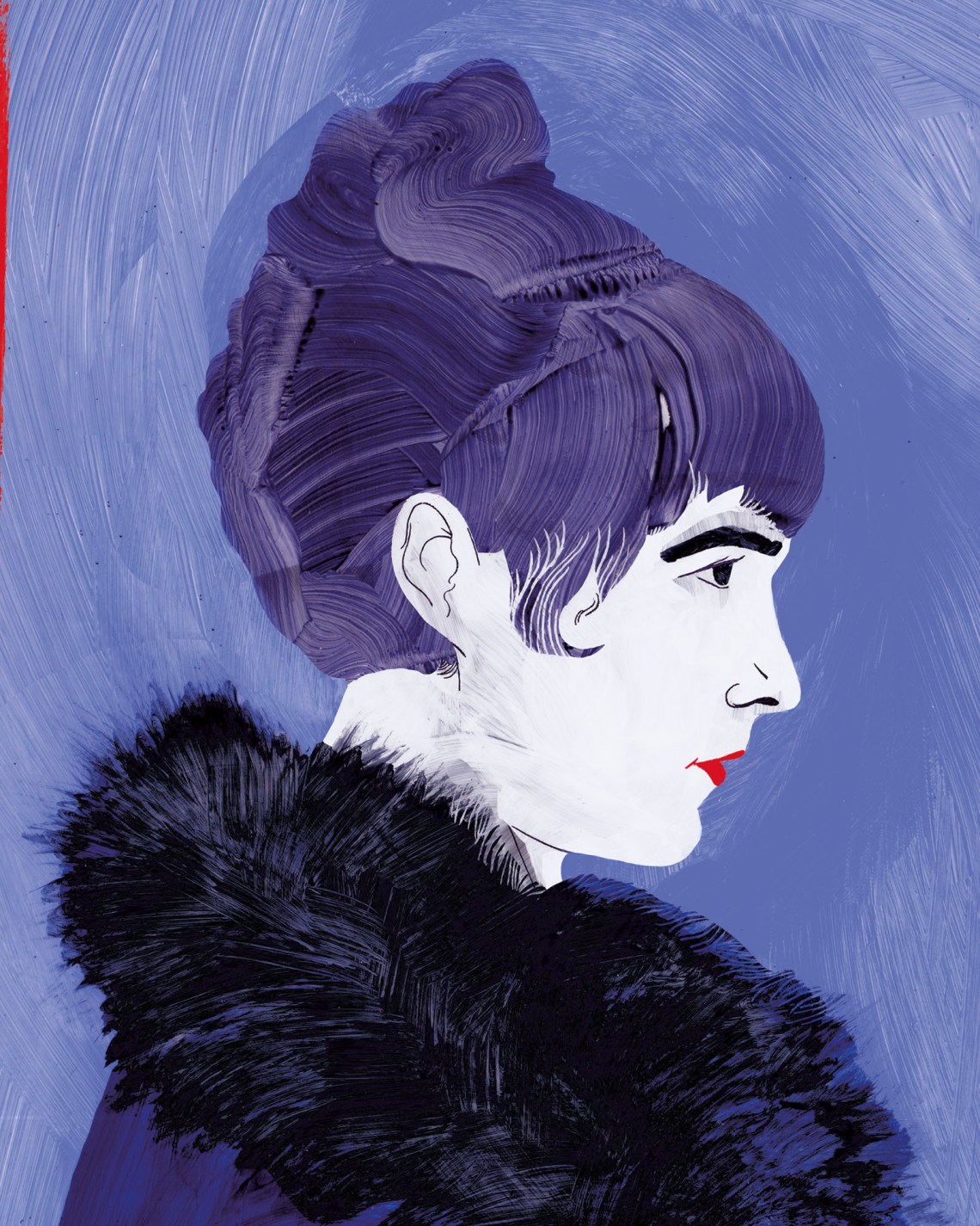 Illustration of Katherine Mansfield