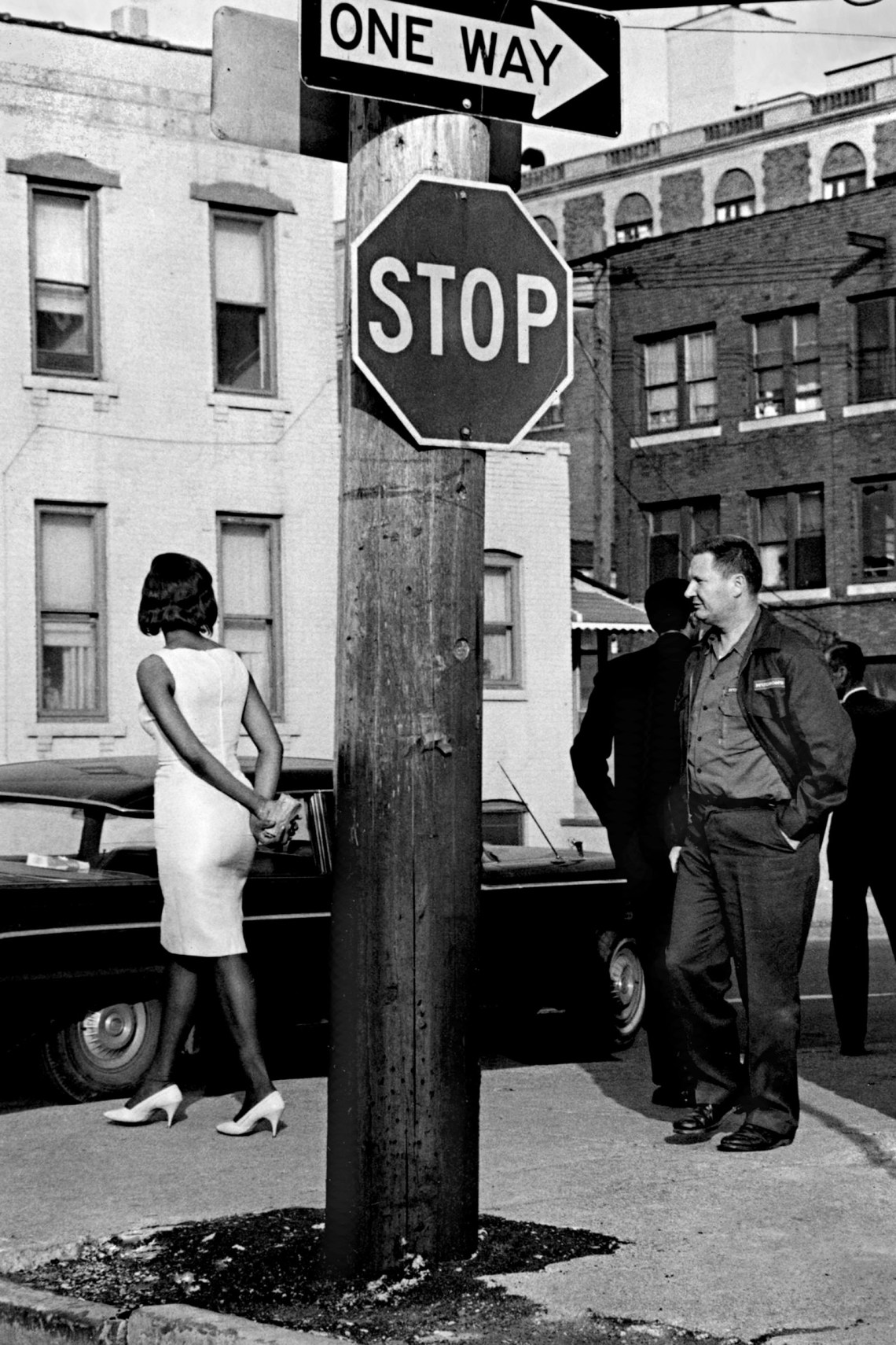 A sex worker on Cass Avenue, Detroit, 1965