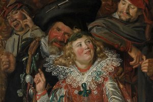 Merrymakers at Shrovetide; painting by Frans Hals