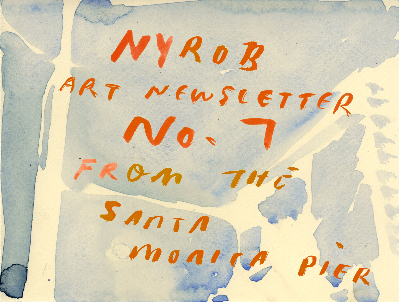 NYRB Art Newsletter No. 7 From the Santa Monica Pier