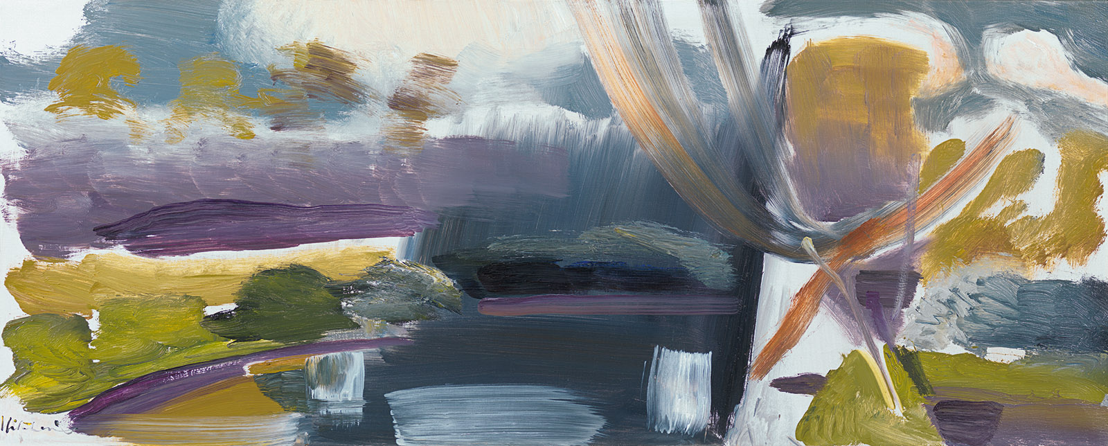 Marsh Water; painting by Ivon Hitchens