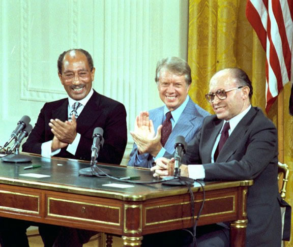 Anwar Sadat, Jimmy Carter, Menachem Begin