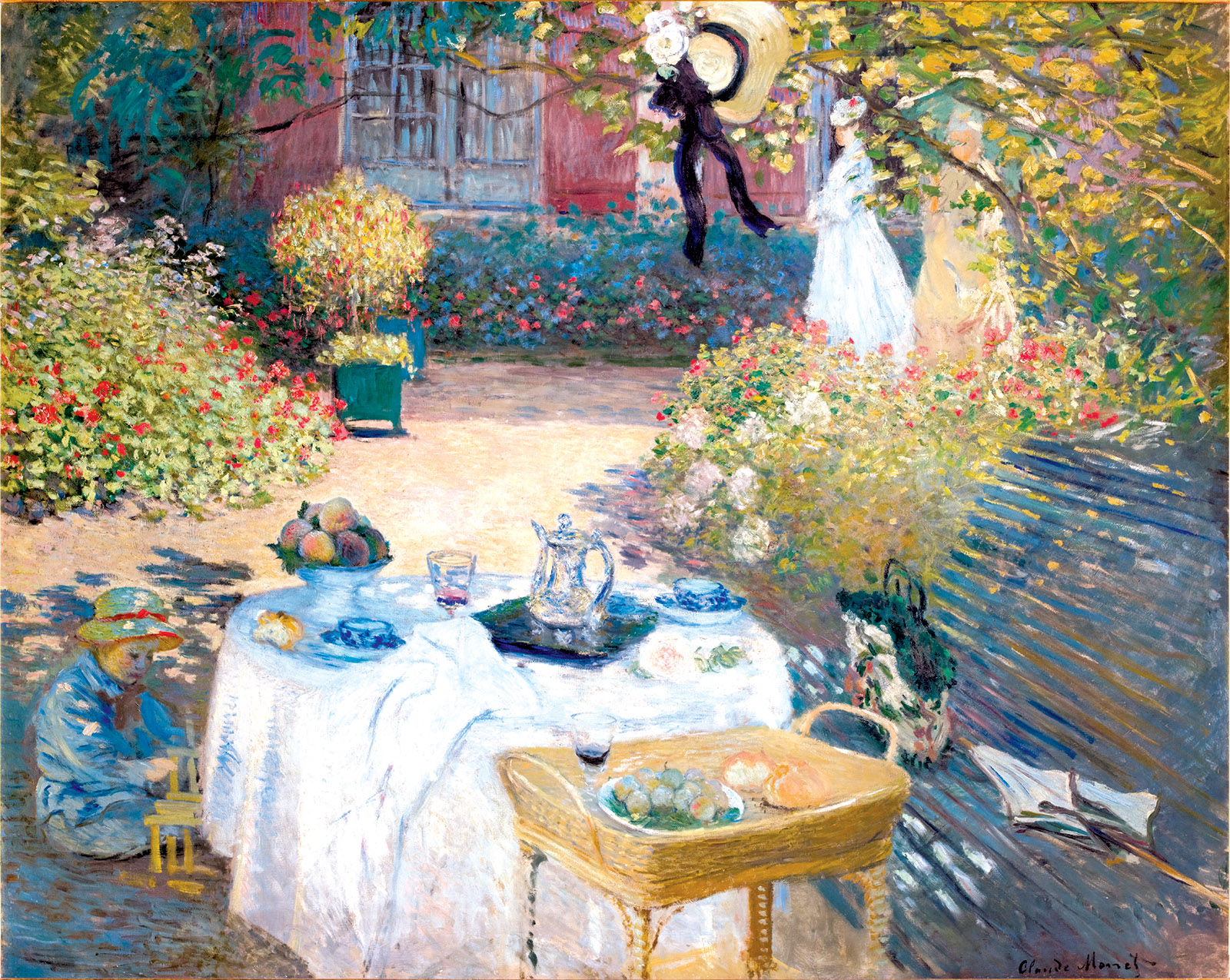 The Luncheon; painting by Claude Monet
