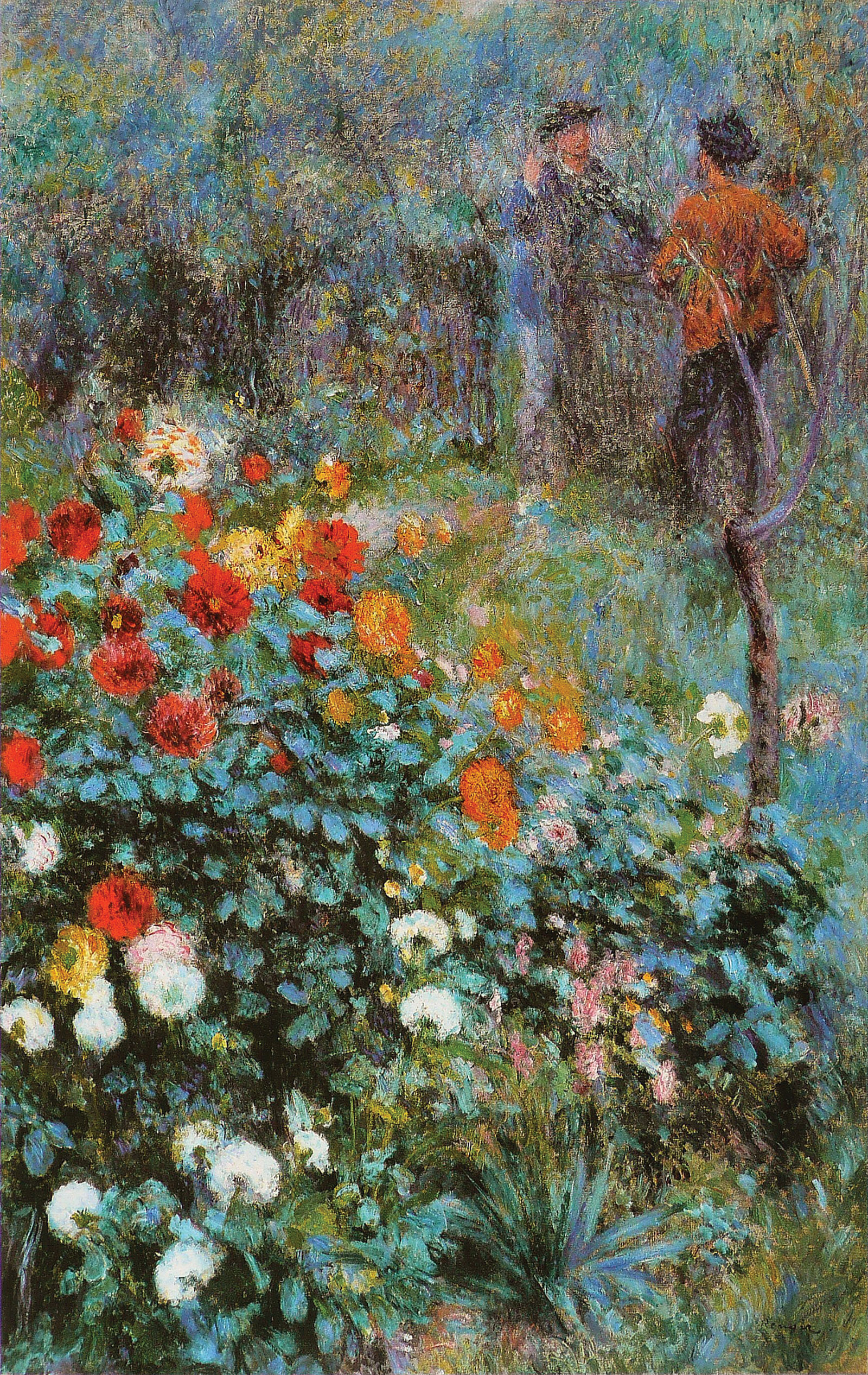 Garden in the Rue Cortot, Montmartre; painting by Pierre-Auguste Renoir