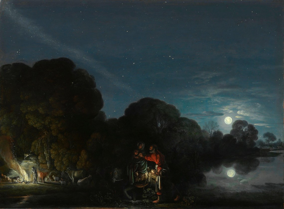 Flight into Egypt; painting by Adam Elsheimer