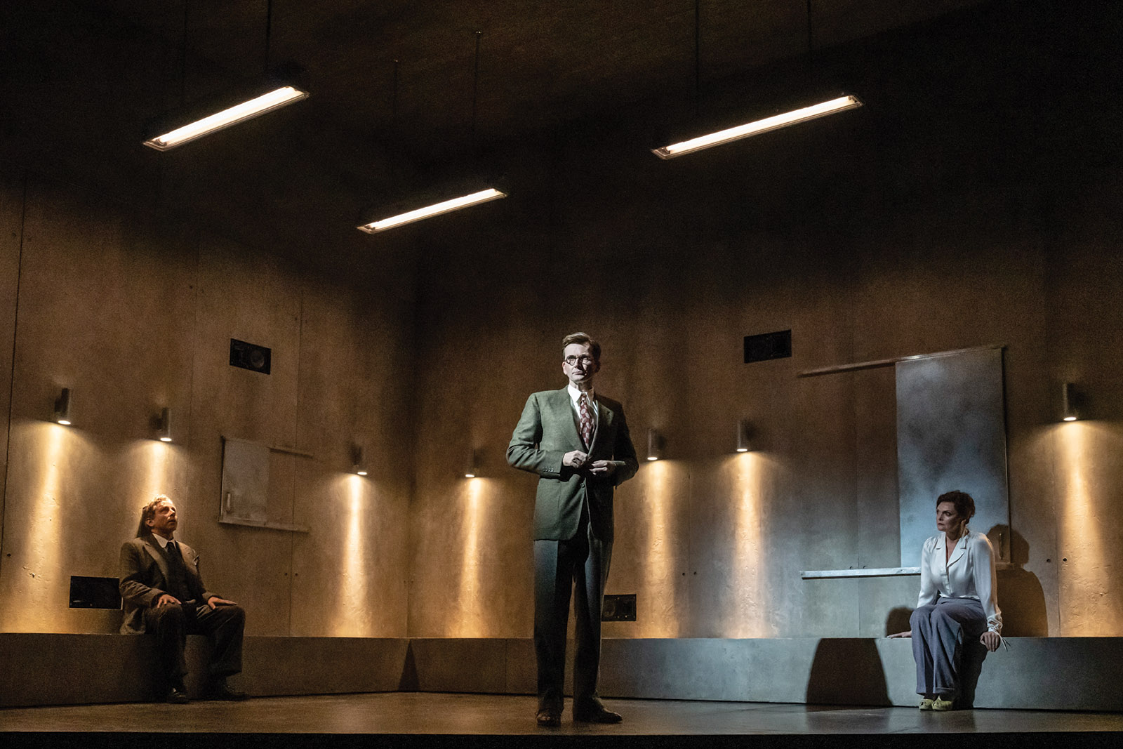 Elliot Levey, David Tennant, and Sharon Small in C.P. Taylor’s Good