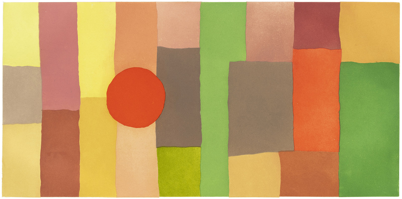 Journey; painting by Etel Adnan