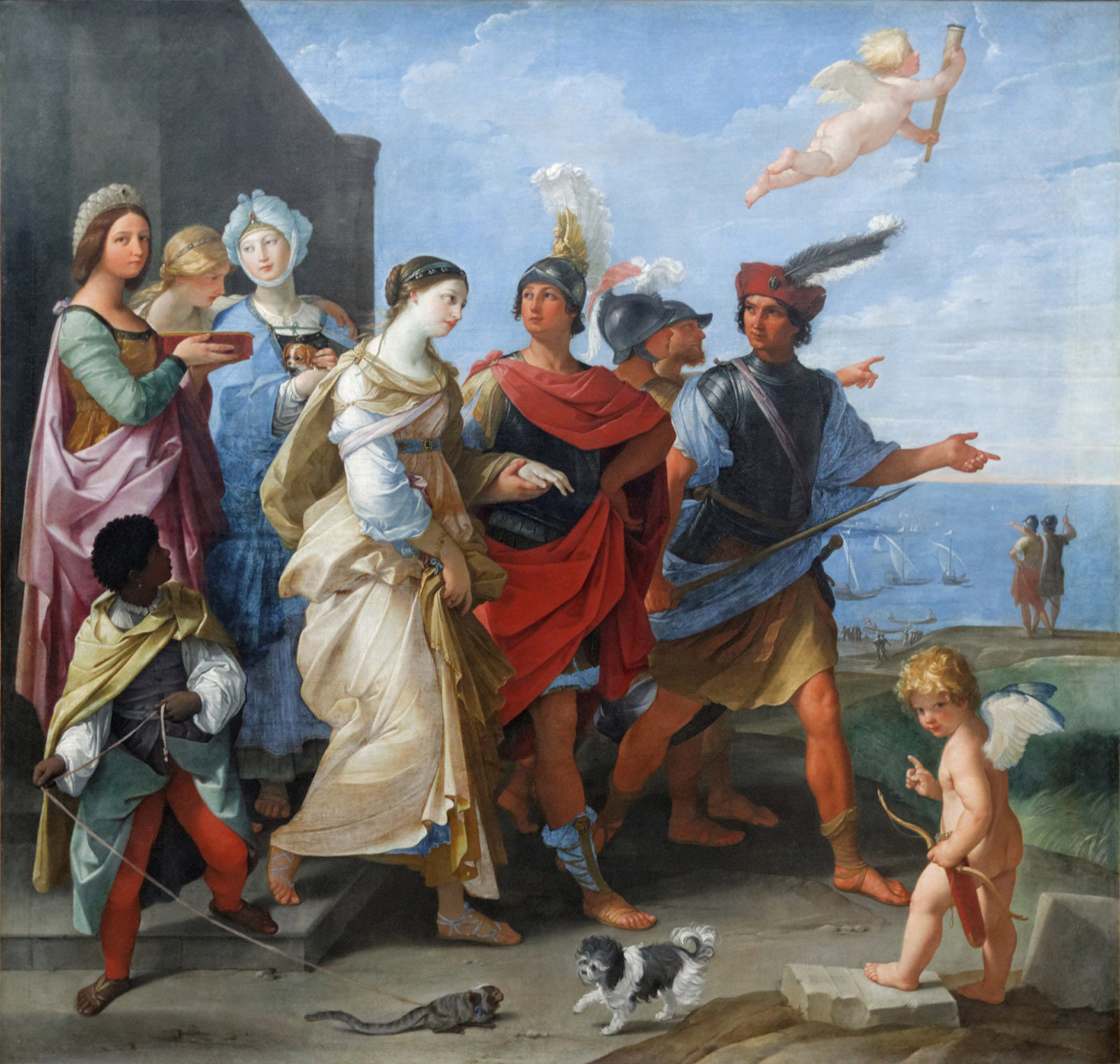 The Abduction of Helen; painting by Guido Reni