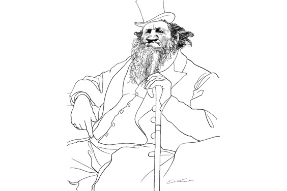Brigham Young by David Levine